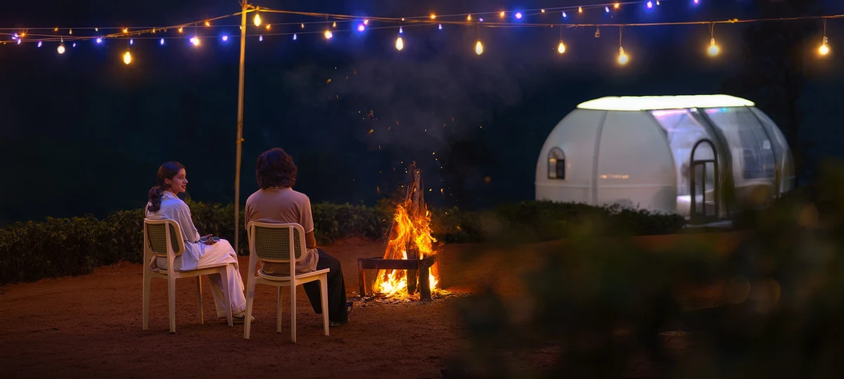 Campfire evenings at boCHE 1000 Acre