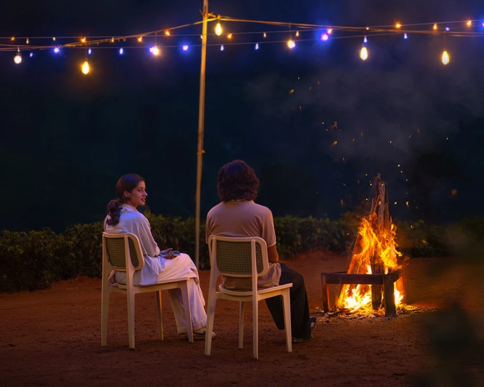 Campfire evenings at boCHE 1000 Acre