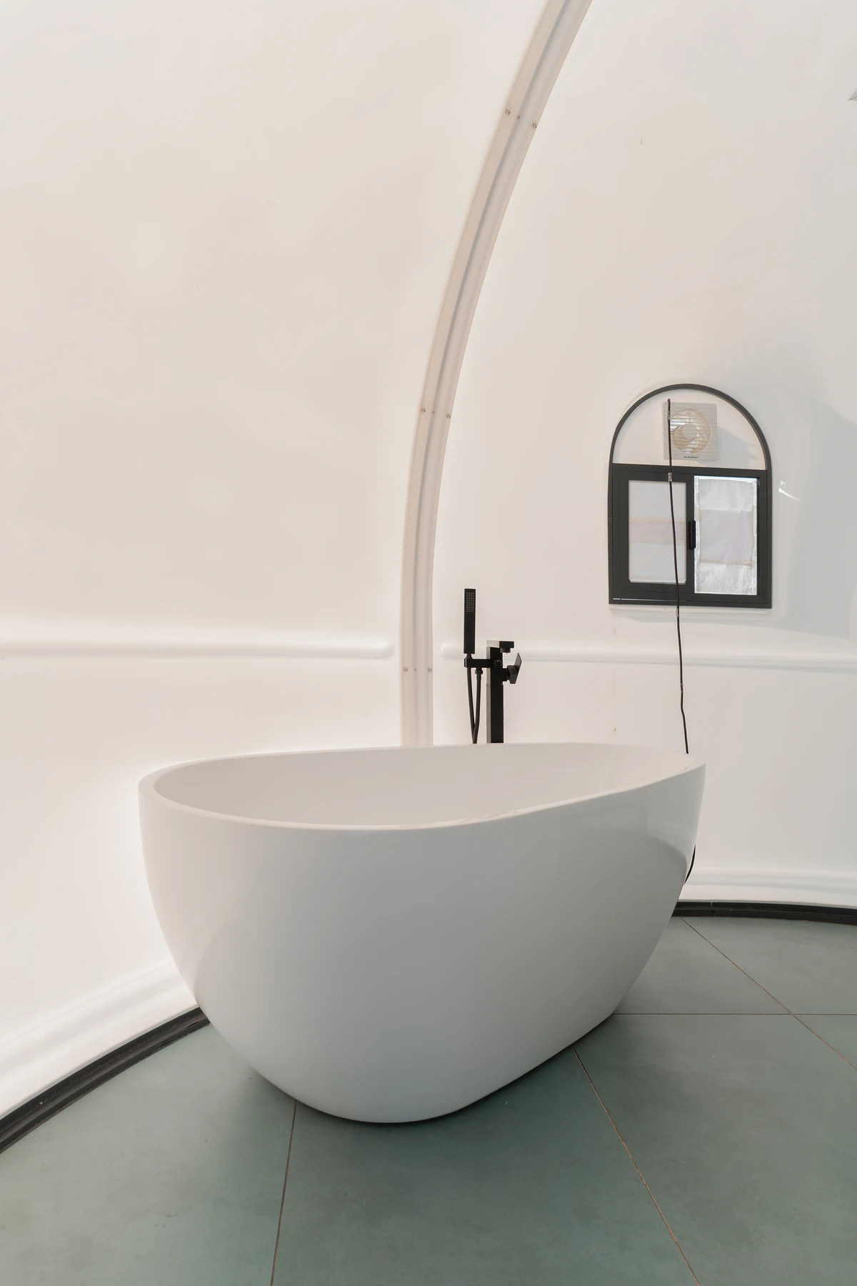 Bathtub inside Luxury Dome Suite Beautiful bathtub inside sexy dome, stay at the best resort in wayanad kerala