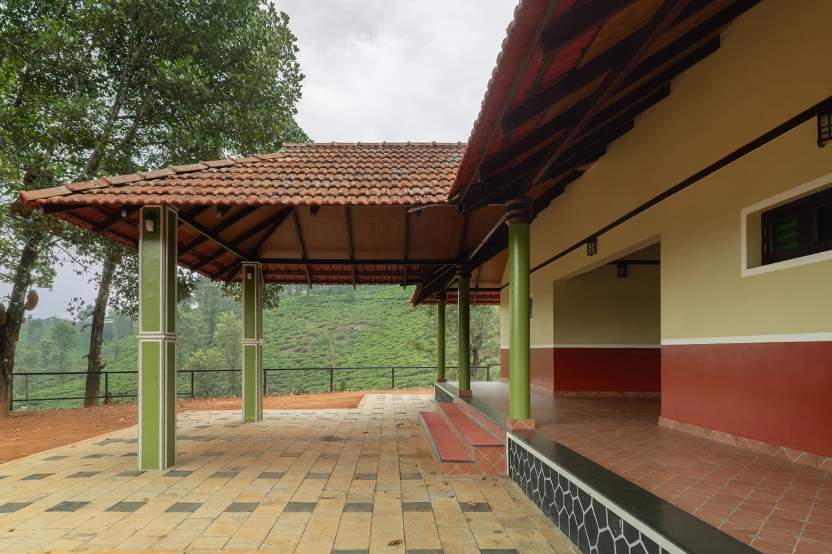 Modern Mountain Residence villa exterior at boCHE 1000 Acres, a top choice of resorts in wayanad