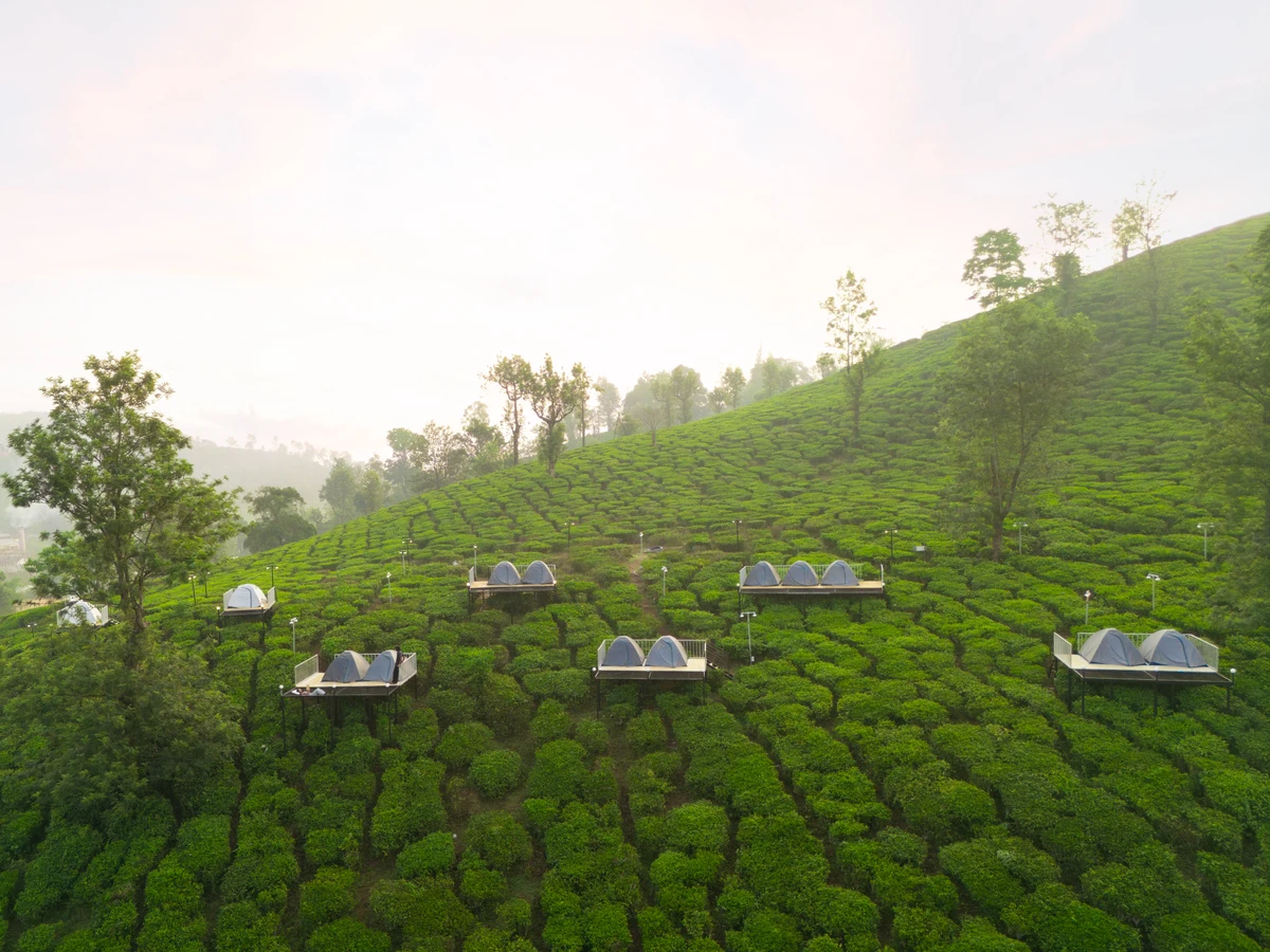 Adventure Tent Stay in Wayanad Outdoor camping adventure tent stay at boCHE 1000 Acres, offering exciting wayanad adventure activities